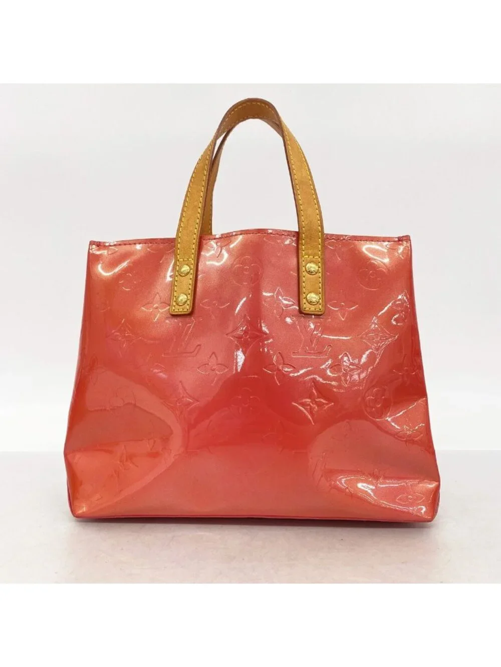 Louis Vuitton Handbag Vernis Reed PM Framboise